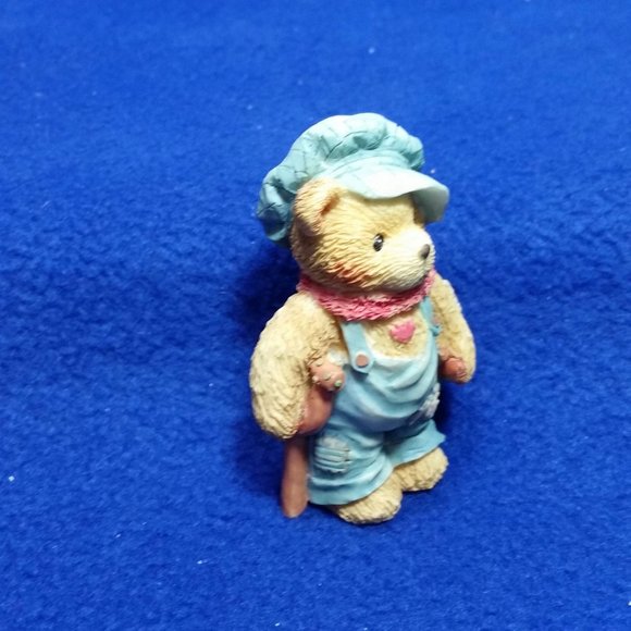Cherished Teddies Tiny Ted Bear God Bless US Everyone Figurine Enesco 614777 - Picture 4 of 10